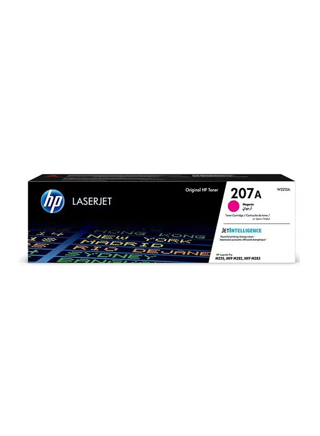 207A Magenta Original LaserJet Toner Cartridge [W2213A] | Works with HP LaserJet Pro M255, M282, M283 Printers - Magenta