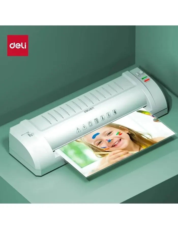 Laminator Machine A3 Hot Laminating Machine 80-175 Mic 2 Roller Deli E3894-UK