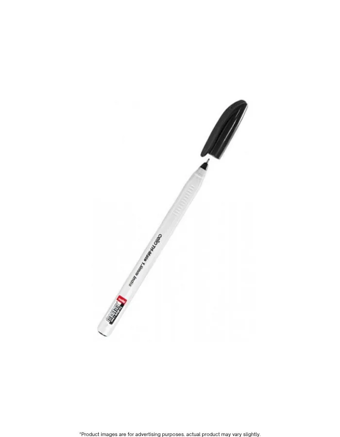 Ball Pen Cello Tri-Mate 1.0mm Black Ink, Smooth Writing, Pack of 50