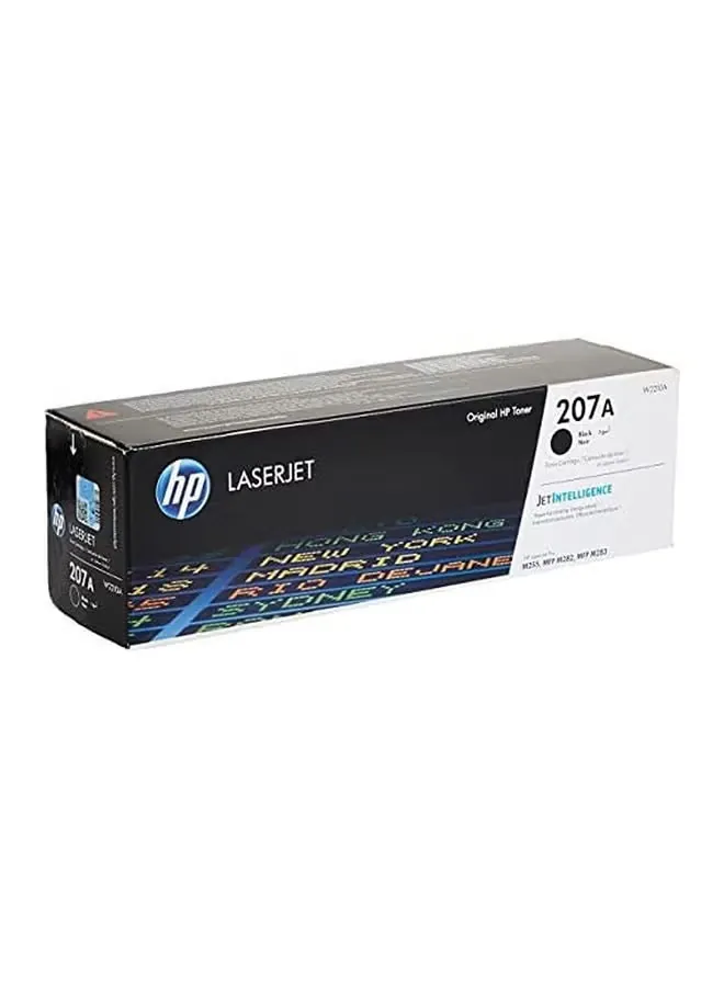 207A Black Original LaserJet Toner Cartridge (W2210A), Works With HP LaserJet Pro M255, M282, M283 Printers