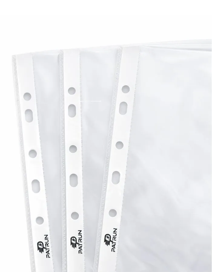 A4 Sheet Protectors 60 Micron 100 Pages Patrun