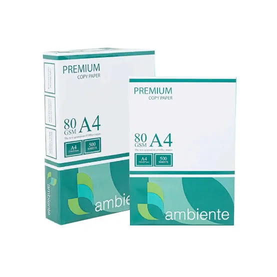 AMBIENTE A4 Copy Paper | 80gsm Premium Printer & Copier Paper- 500 sheets